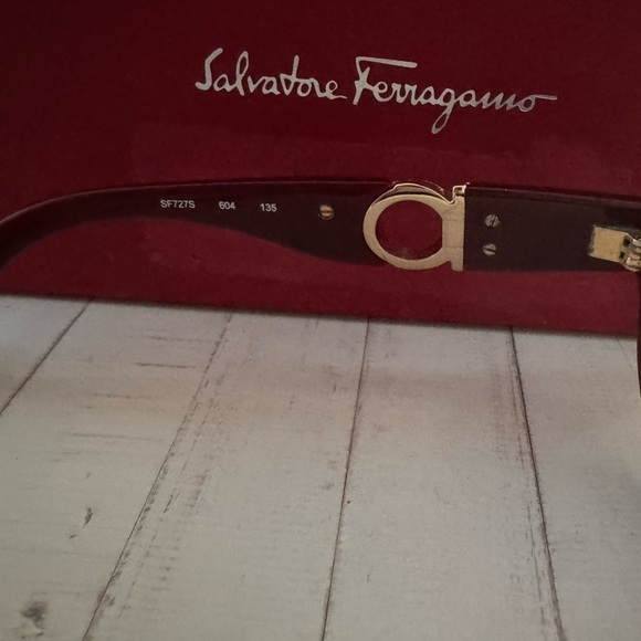Salvatore Ferragamo Women\'s Dark Red Sunglasses main image 6
